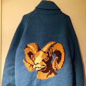Handknit sweater jacket